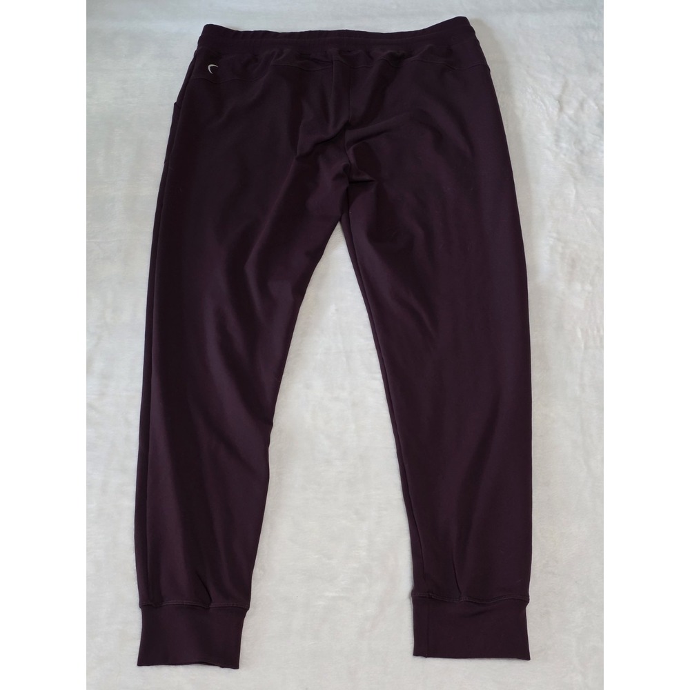 ZYIA Active Womens XL Plum Purple Peak Zipper Jogger Pant Active Casual - Picture 4 of 8